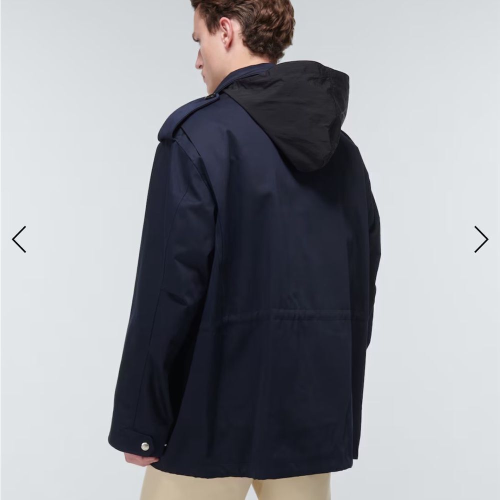 AMI Alexandre‎ Mattiussi Blue Parka Men’s Size S - Picture 10 of 10